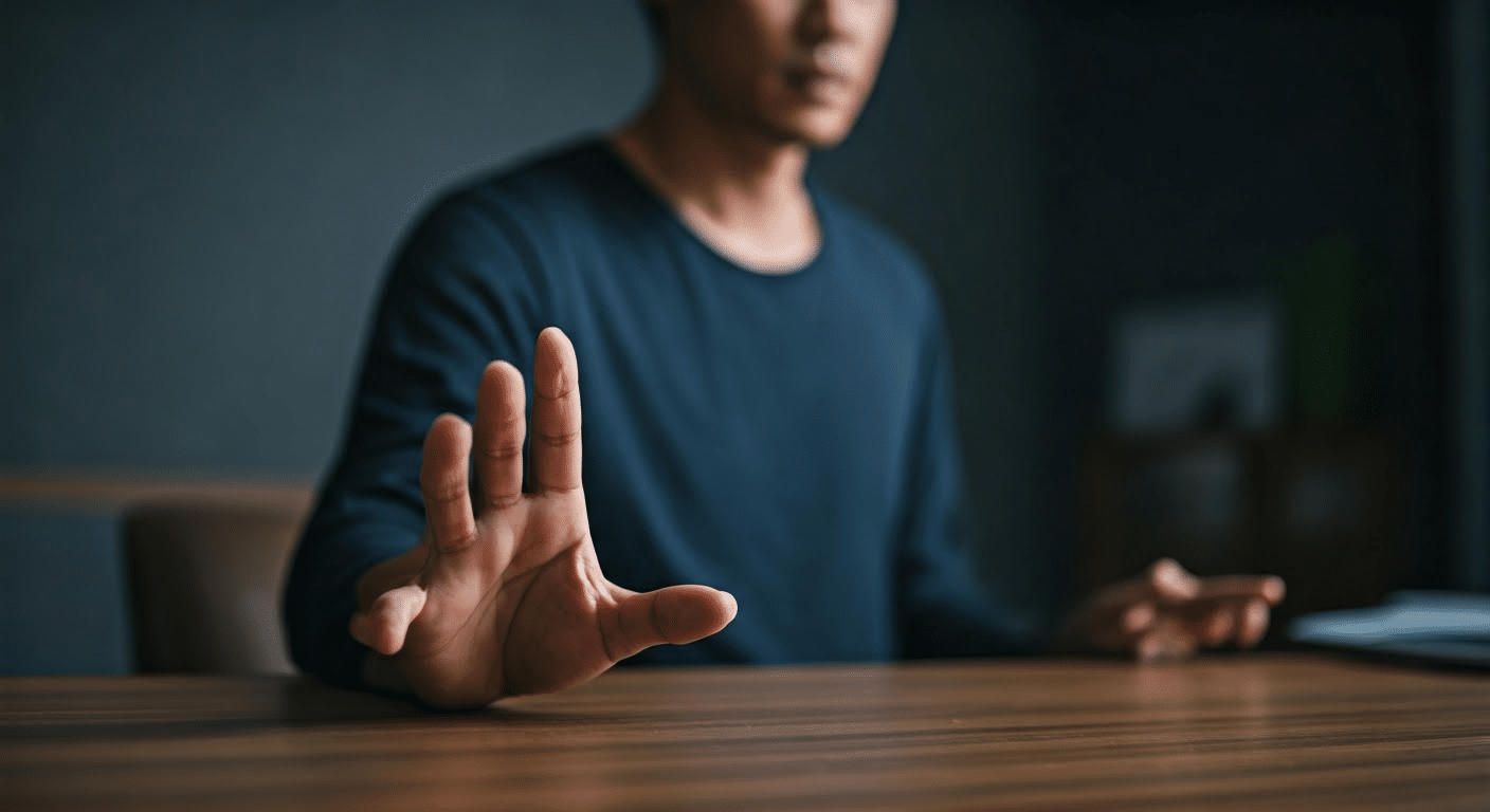 A close-up of a meditation journal with personal notes, illuminated by ambient candlelight.
