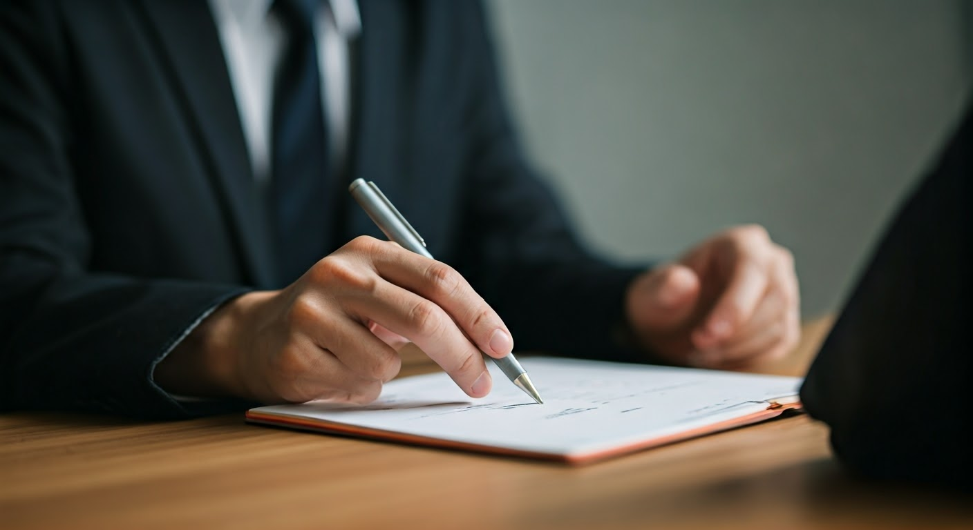 Close-up of hands using translation tool