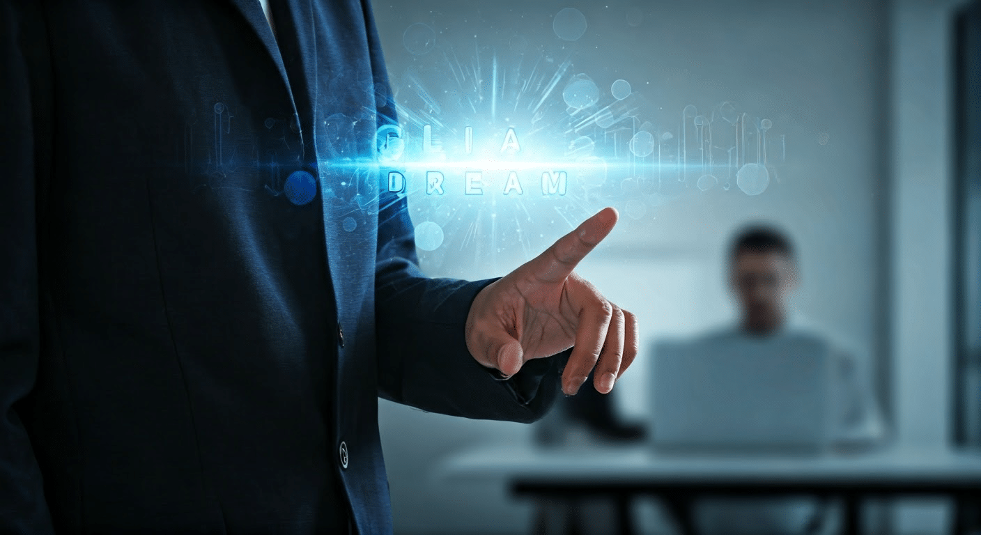 Close-up of REM sleep tracker displaying data in low light