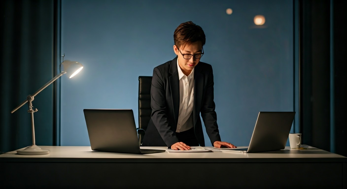Colleagues interacting with PimEyes in a meeting room
