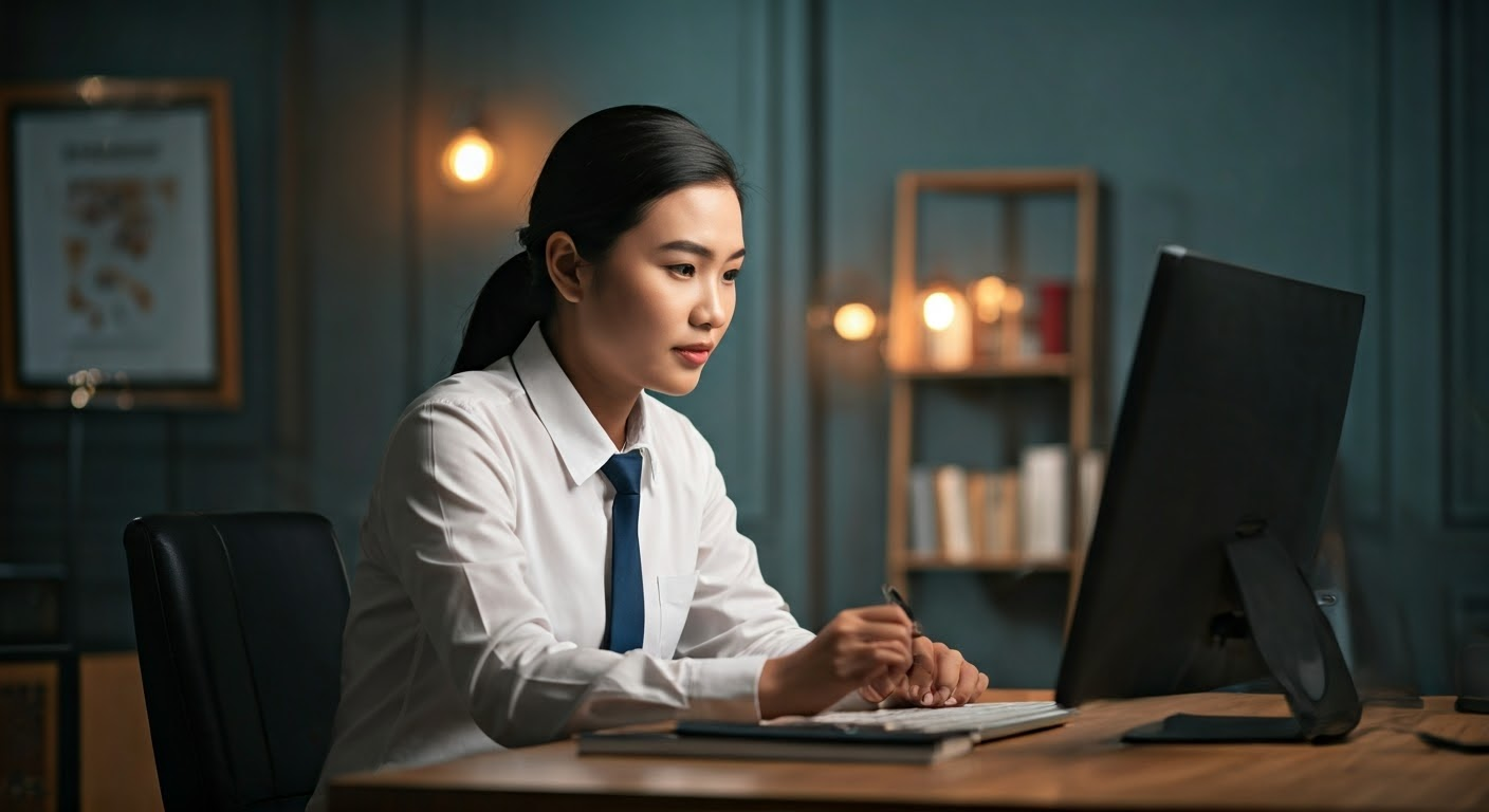 Detailed view of hands using translator app