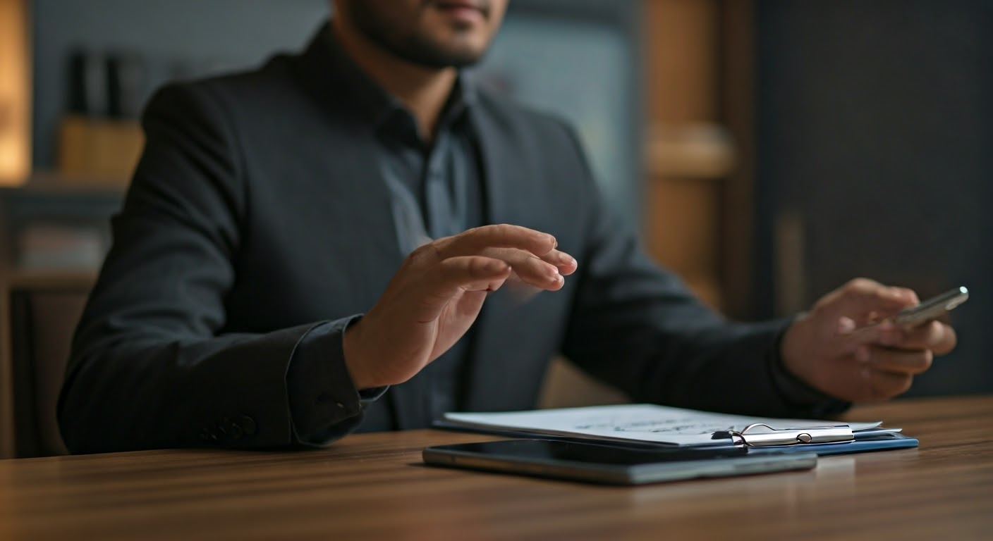 Hands using English to Urdu translation tool