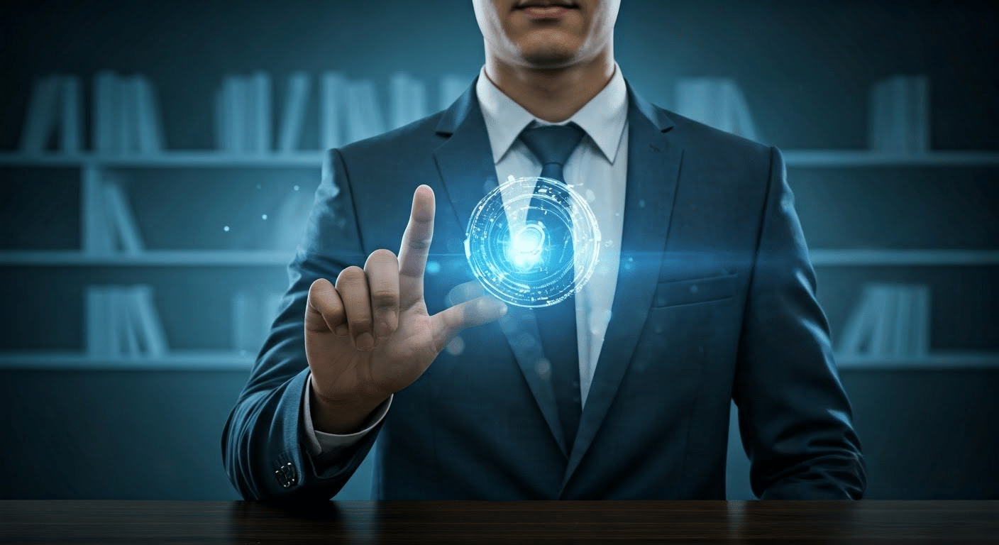 Man journaling dream experiences in a cozy study nook